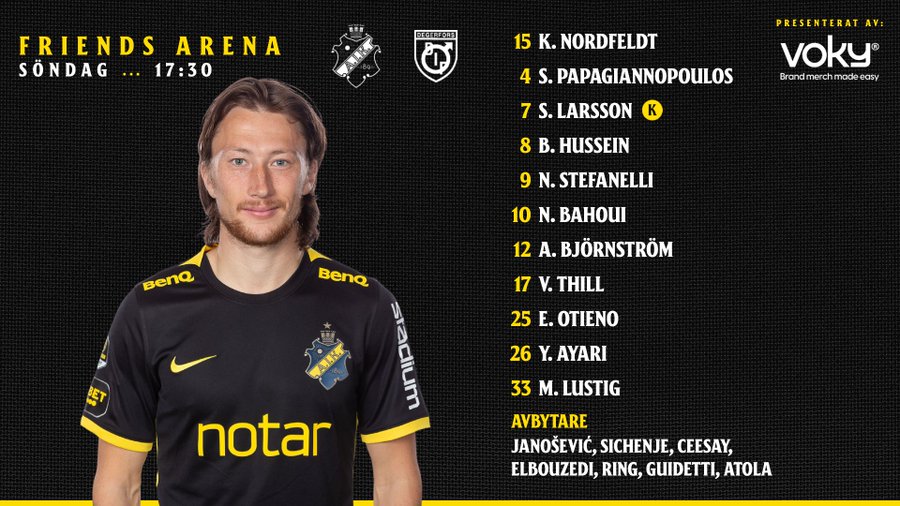 IK nu har lagen släppt sina startelvor