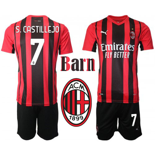 AC-Milan-troja-Barn-Samu-Castillejo-7-Hemmatroja-2021-22-Kortarmad-Kit