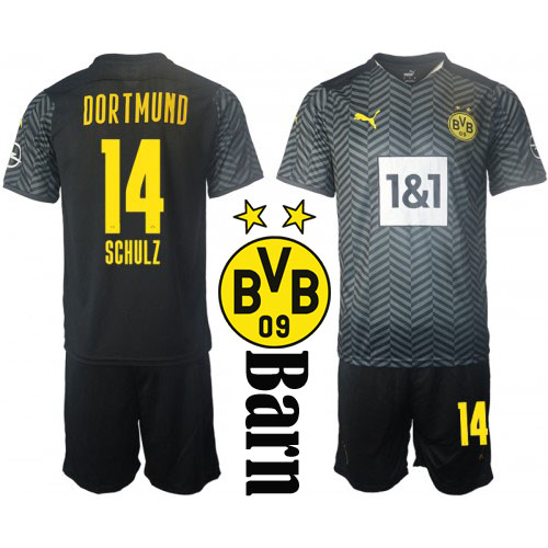 BVB-Borussia-Dortmund-Nico-Schulz-14-Bortatroja-Barn-2021-22-Kortarmad-Kit