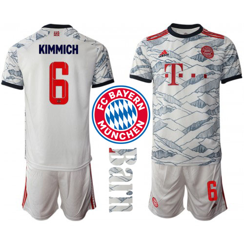 Bayern-Munchens-Joshua-Kimmich-6-Tredjestall-Barn-2021-22-Kortarmad-Kit