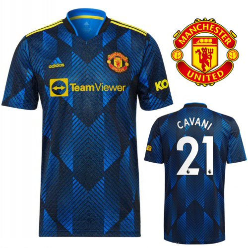 Manchester United Edinson Cavani #21 Tredjetröjan 2021 2022 Kortärmad