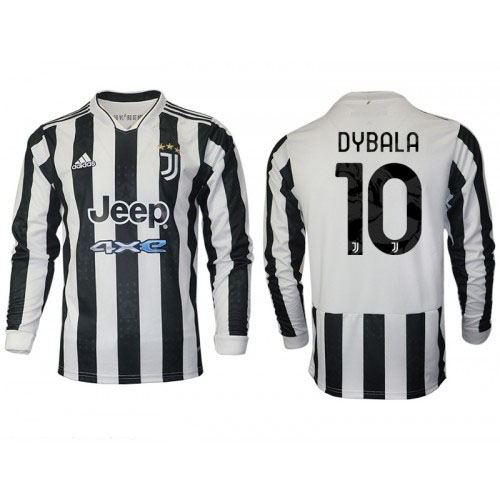 Juventus Paulo Dybala #10 Hemmatröja 2021 22 Långärmad