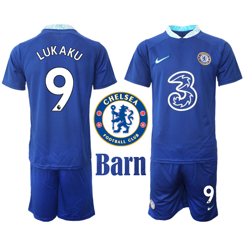 Chelsea FC 2022 23 Lukaku #9 Hemmaställ