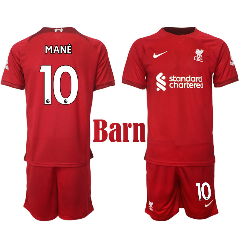 Liverpool FC 2022 23 Sadio Mané #10 Hemmaställ Kortärmad