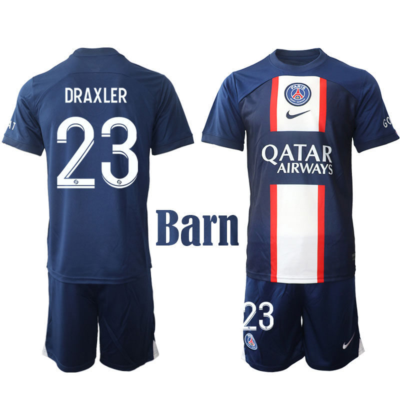 Paris Saint-Germain 2022 23 Julian Draxler #23 Hemmaställ