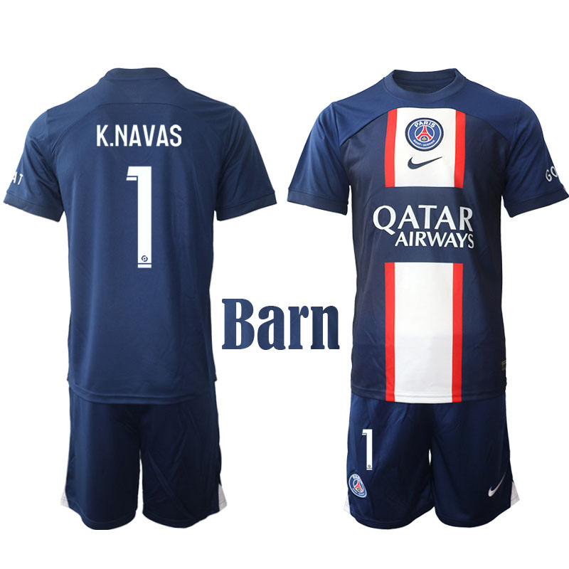 Paris Saint-Germain 2022 23 Keylor Navas # 1 Hemmaställ