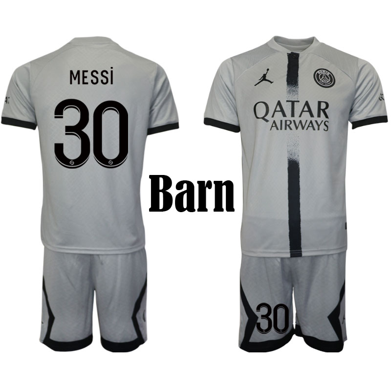 Paris Saint-Germain 2022 23 Lionel Messi #30 Bortaställ Kortärmad