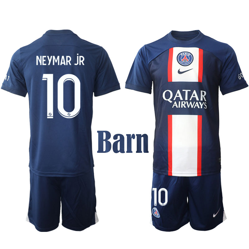 Paris Saint-Germain 2022 23 Neymar #10 Hemmaställ