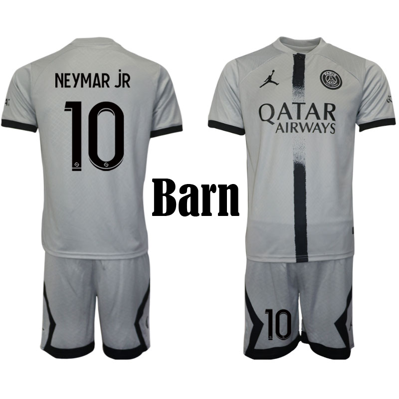 Paris Saint-Germain 2022 23 Neymar J #10 Bortaställ Kortärmad
