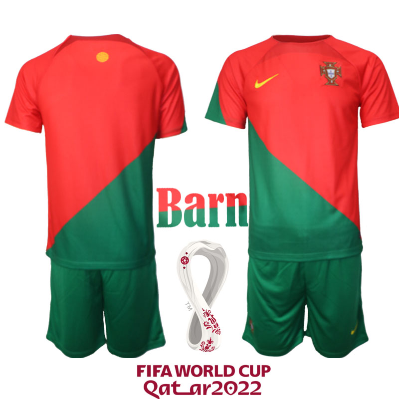 Fotbolls-VM 2022 Portugal Hemmaställ för Barn