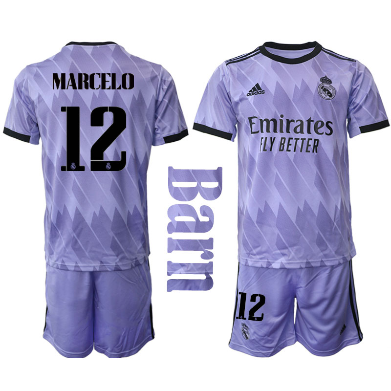 Real Madrid 22 23 Bortatroja Marcelo #12 för Barn