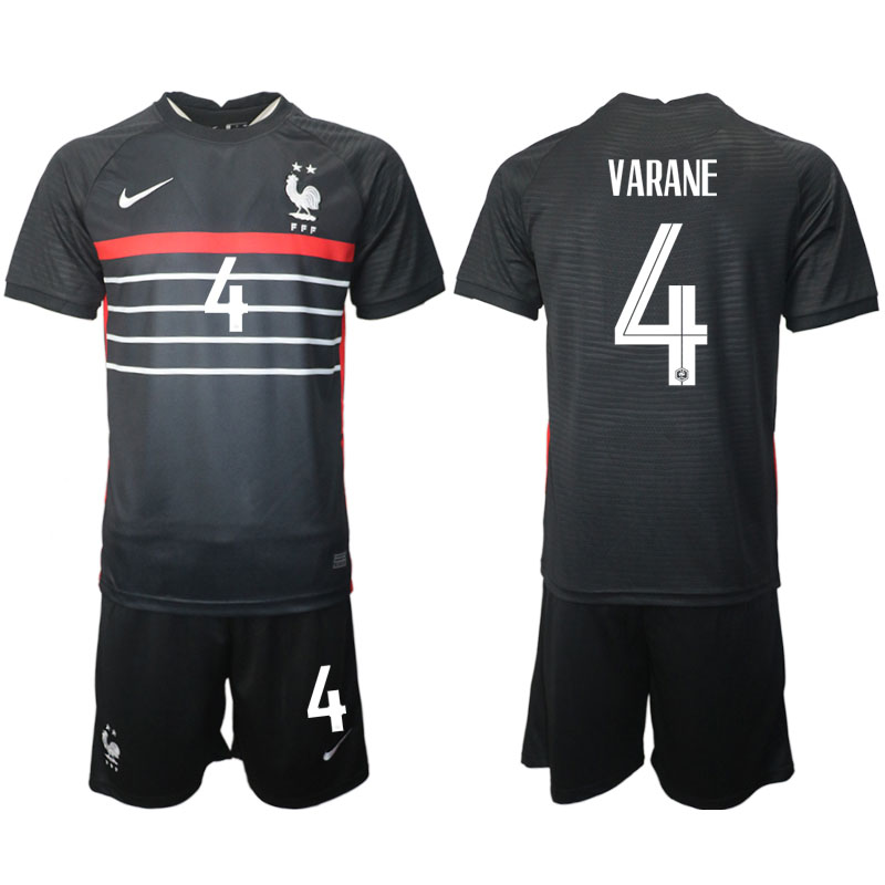 Fotbolls-VM 2022 Frankrike Raphaël Varane #4 Hemmatröja