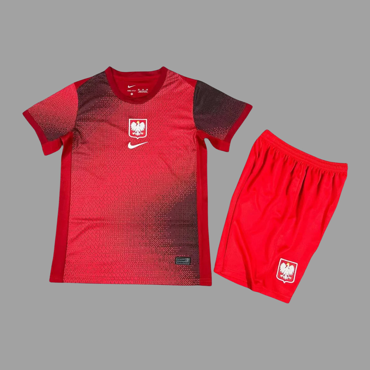 Barn 2024 Turkey Bortatröja Fotbollströja Röd Kit