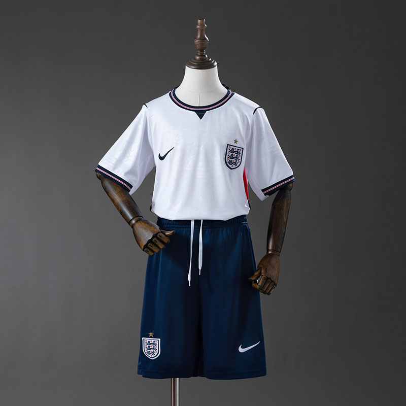 England 2026 VM tröja barn - hemmatröja med shorts