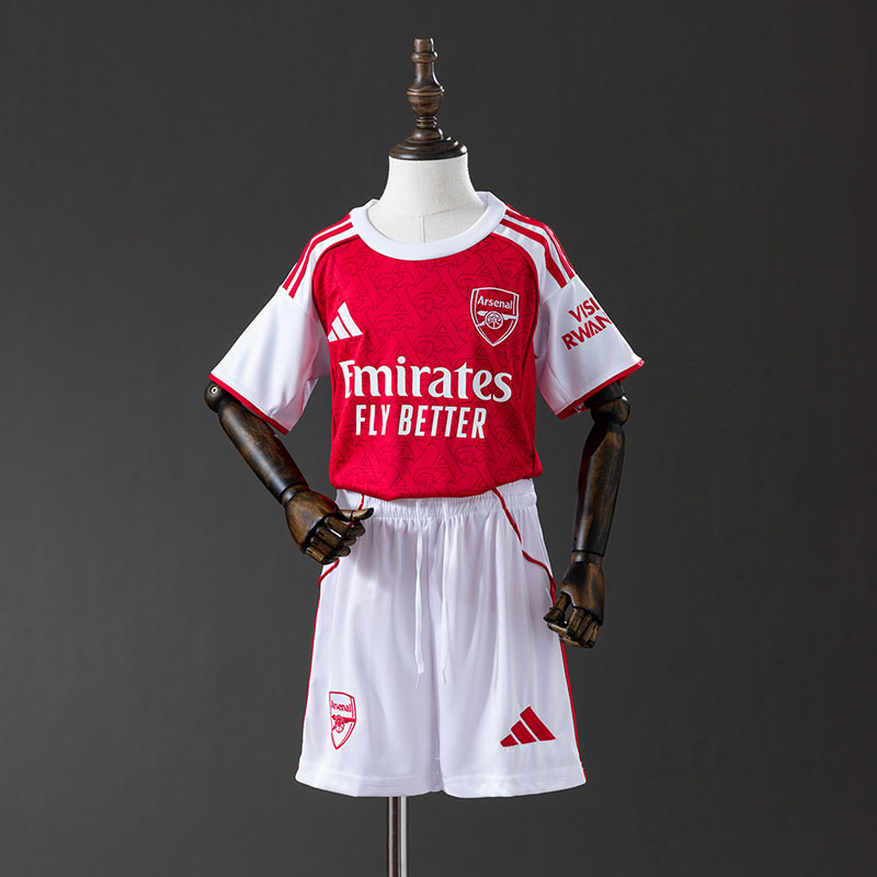 Arsenal hemmatröja 2025/26 barn - tröja och shorts set