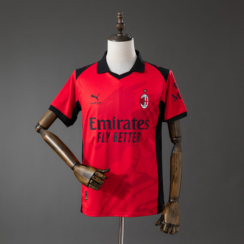 Slam Jam x AC Milan 2025/26 fjärdetröja herr
