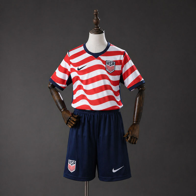 USA VM 2026 hemmaställ för barn - fotbollströja och shorts