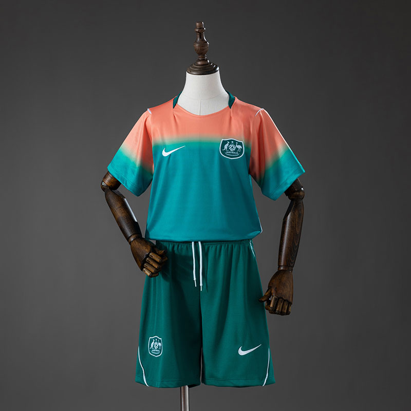 Australien 2026 bortatröja barn - komplett fotbollsställ för VM