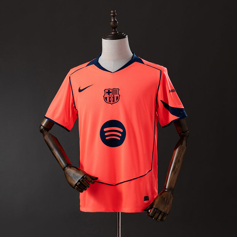 Barcelona 25/26 tredjetröja - orange supportertröja för män