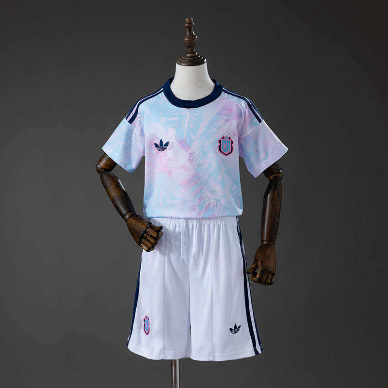 Costa Rica 2026 bortaställ för barn - tröja och shorts