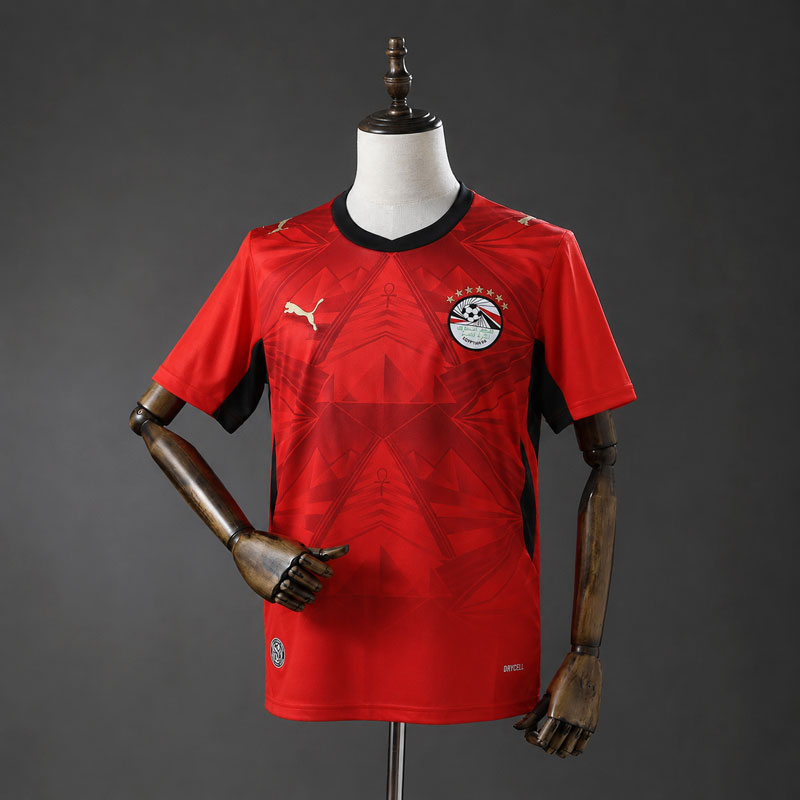 Egypten hemmatröja 2026 VM - röd kortärmad fotbollströja herr