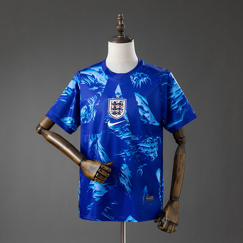 England blå målvaktströja VM 2026 - herr fotbollströja för fans