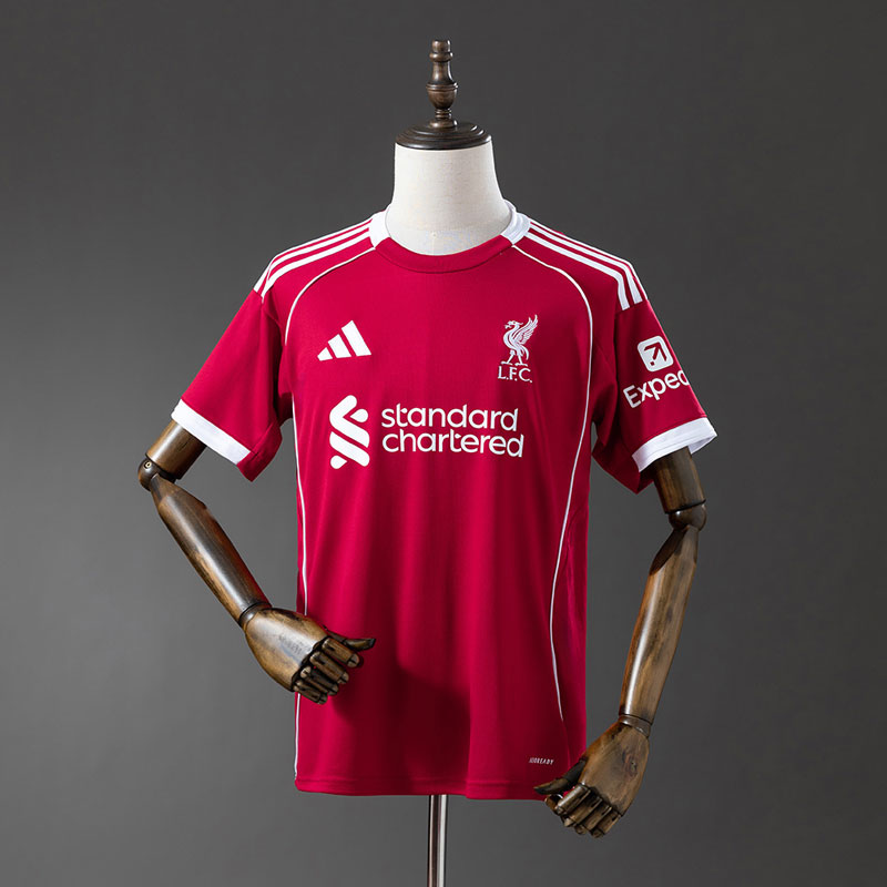 Liverpool FC hemmatröja 2025/26 - röd fotbollströja herr