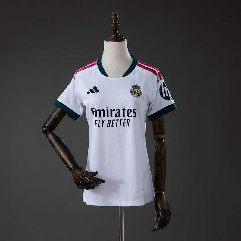 Real Madrid 26/27 damtröja - vit hemmatröja för kvinnor
