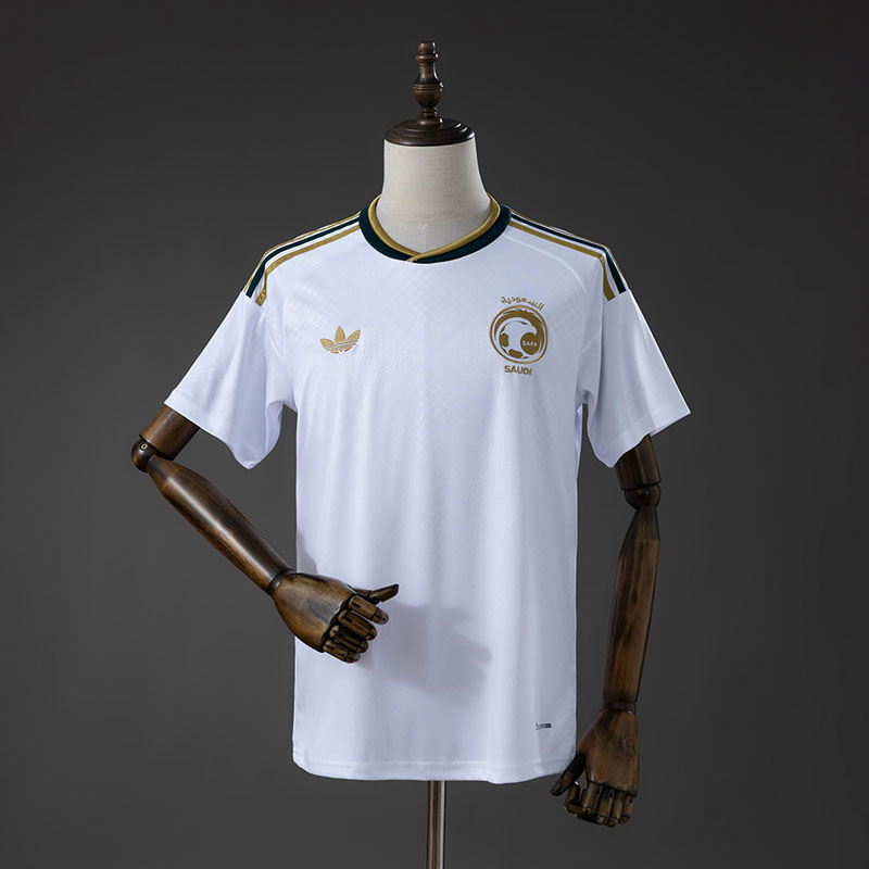 Saudiarabien 2026 VM vit bortatröja för herr