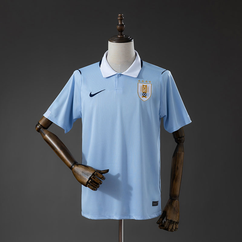 Uruguay 2026 VM hemmatröja herr - blå tröja kortärmad